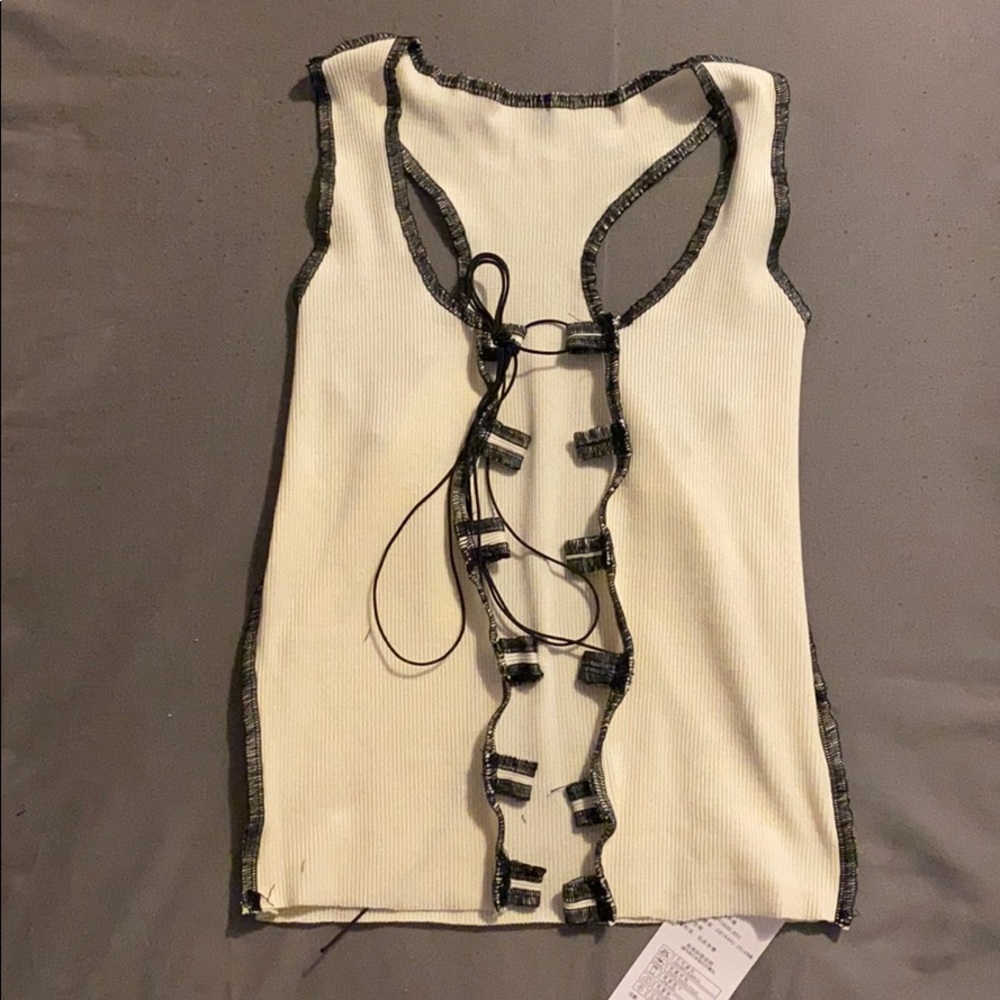 Lace Up Crop Top